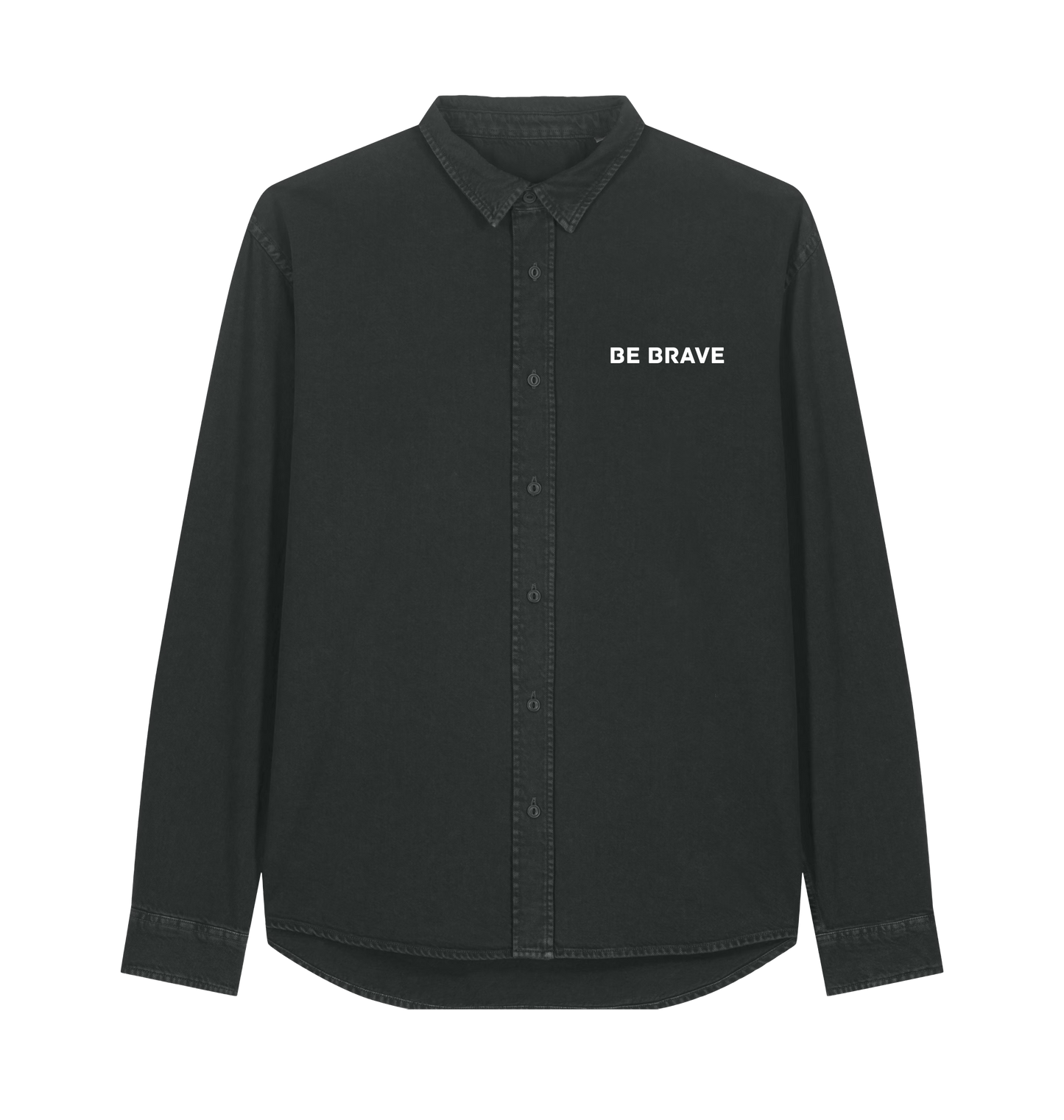 Garment Dyed Black Rock Shirts & Tops Front