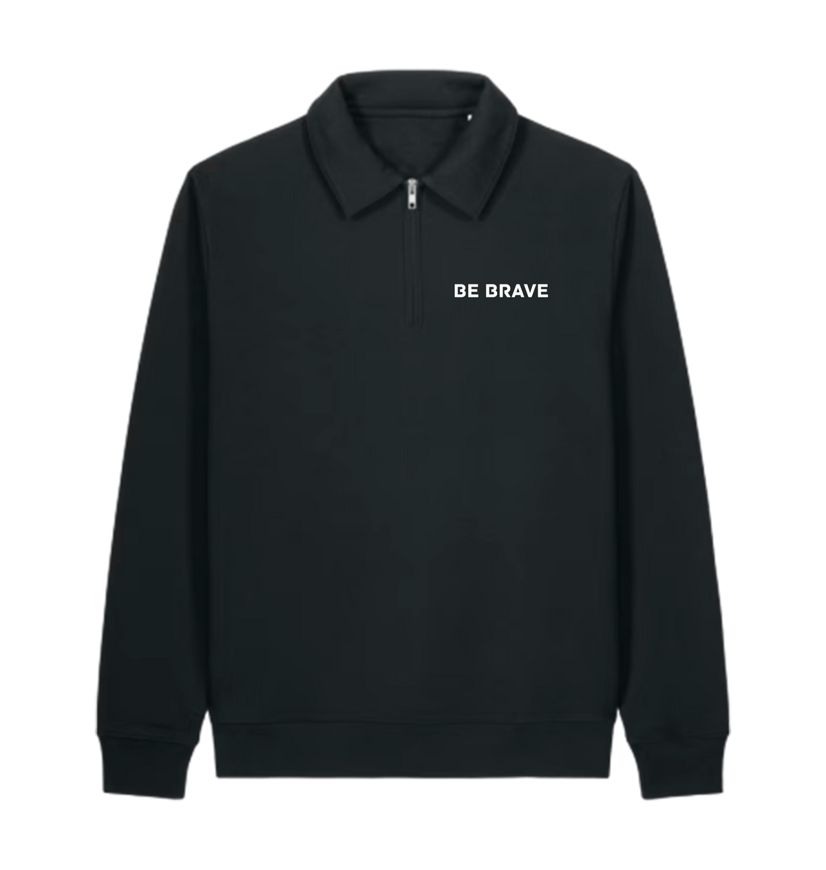 Black Zip hoody Front