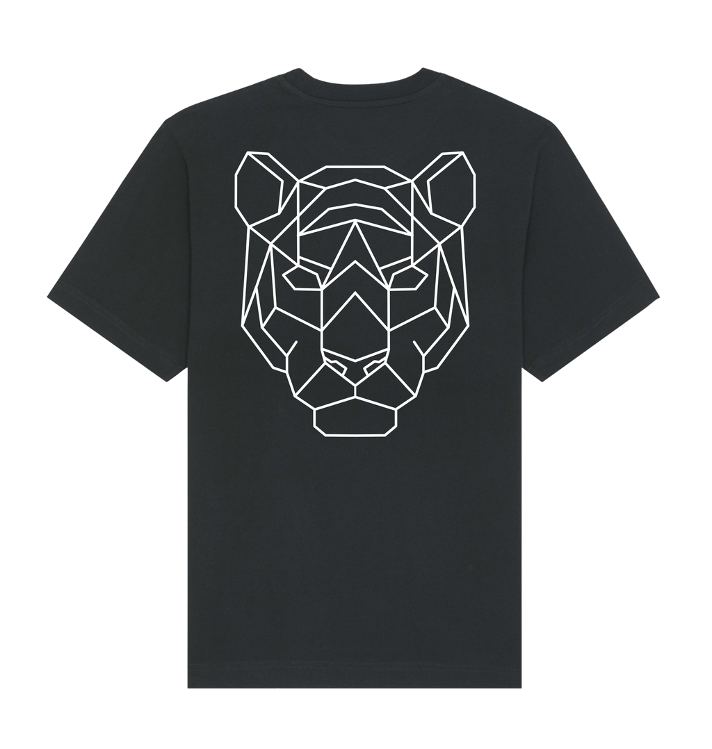 Black Printed T-shirt Back