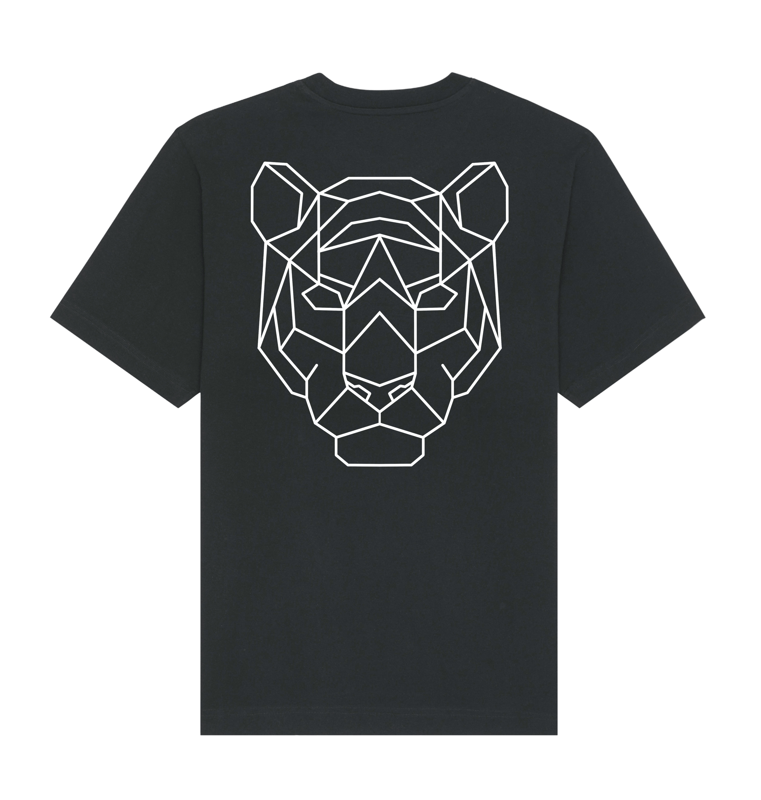 Black Printed T-shirt Back