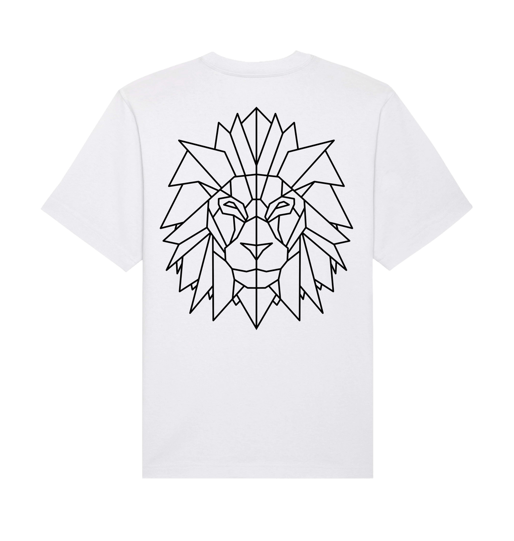 White Printed T-shirt Back