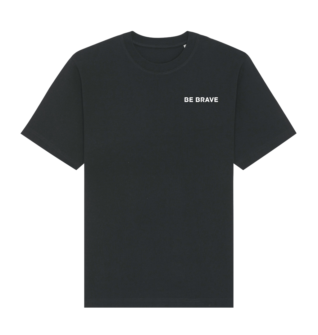 Black Printed T-shirt Front