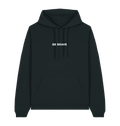 Black Printed Hoody Front