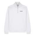 White Zip hoody Front
