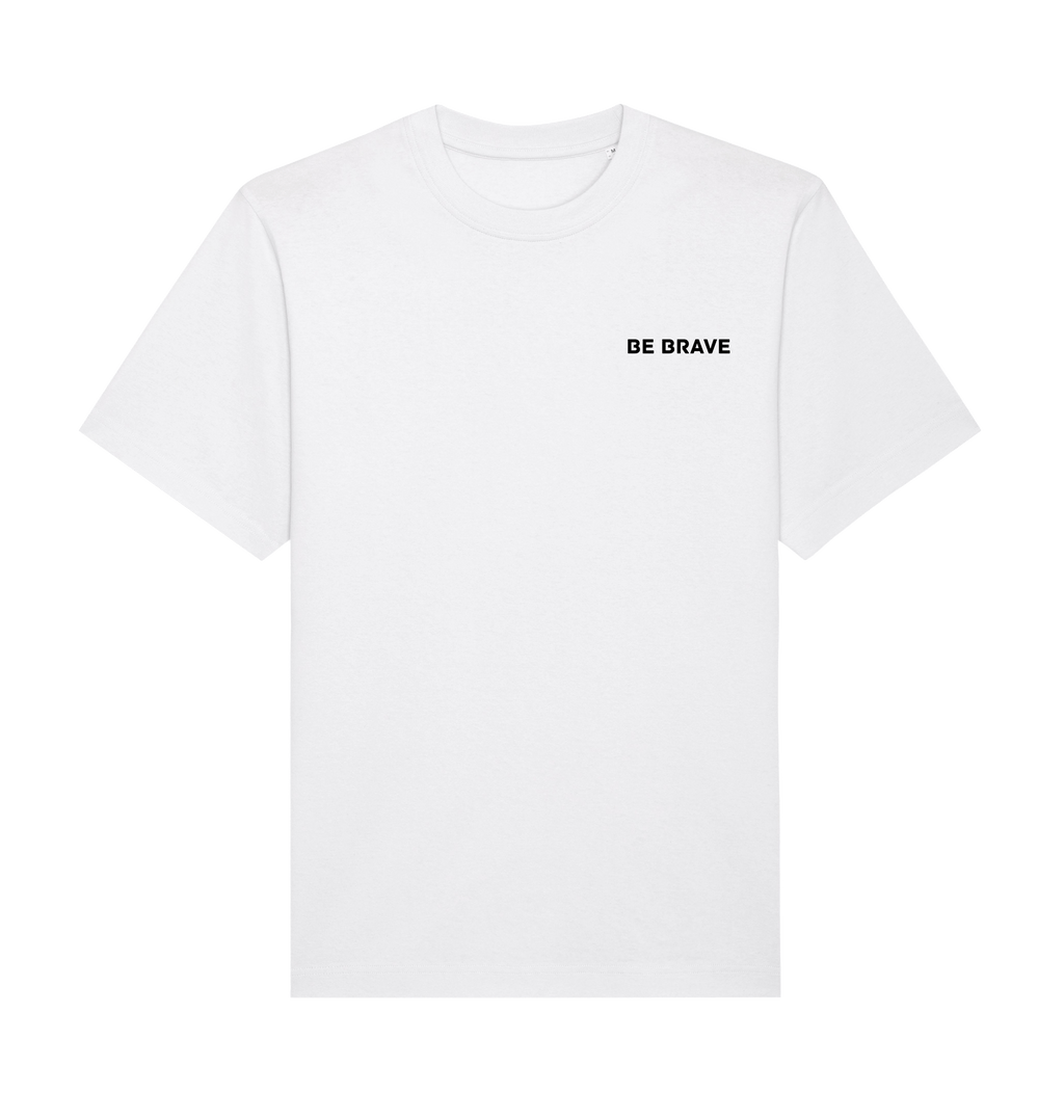 White Printed T-shirt Front