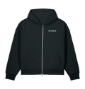 Black Zip hoody Front