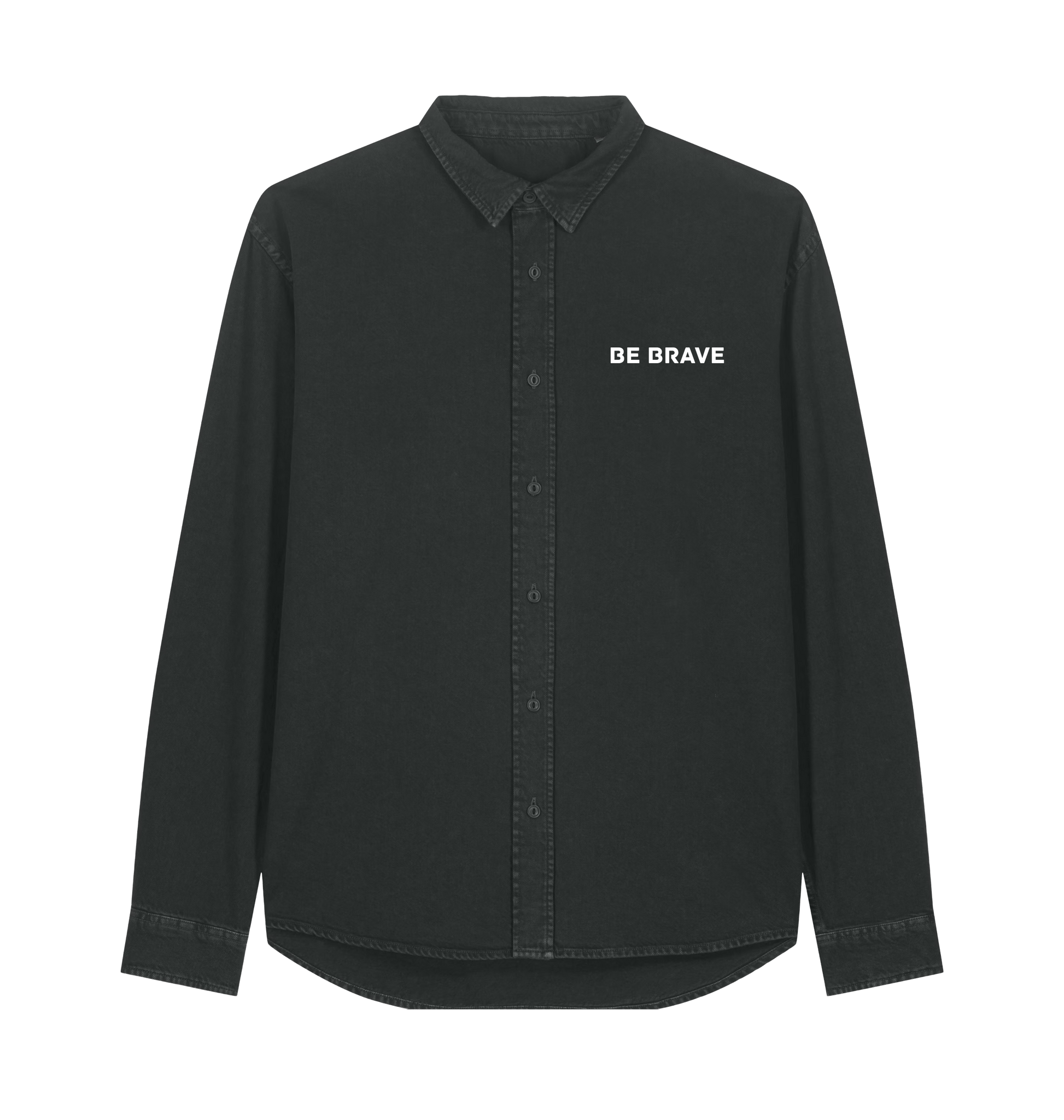 Garment Dyed Black Rock Shirts & Tops Front