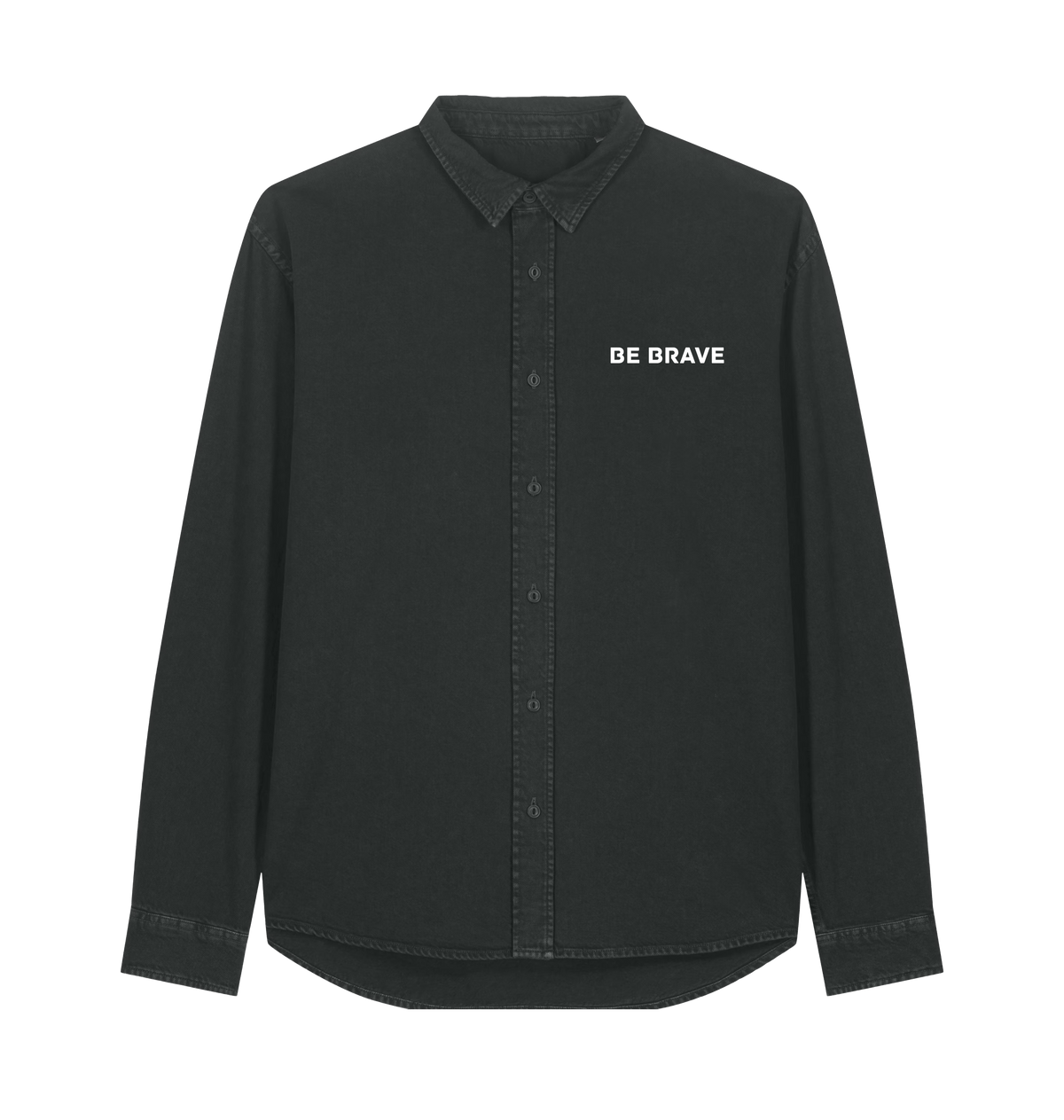 Garment Dyed Black Rock Shirts & Tops Front