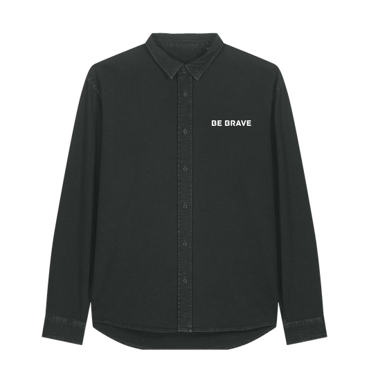 Garment Dyed Black Rock Shirts & Tops Front