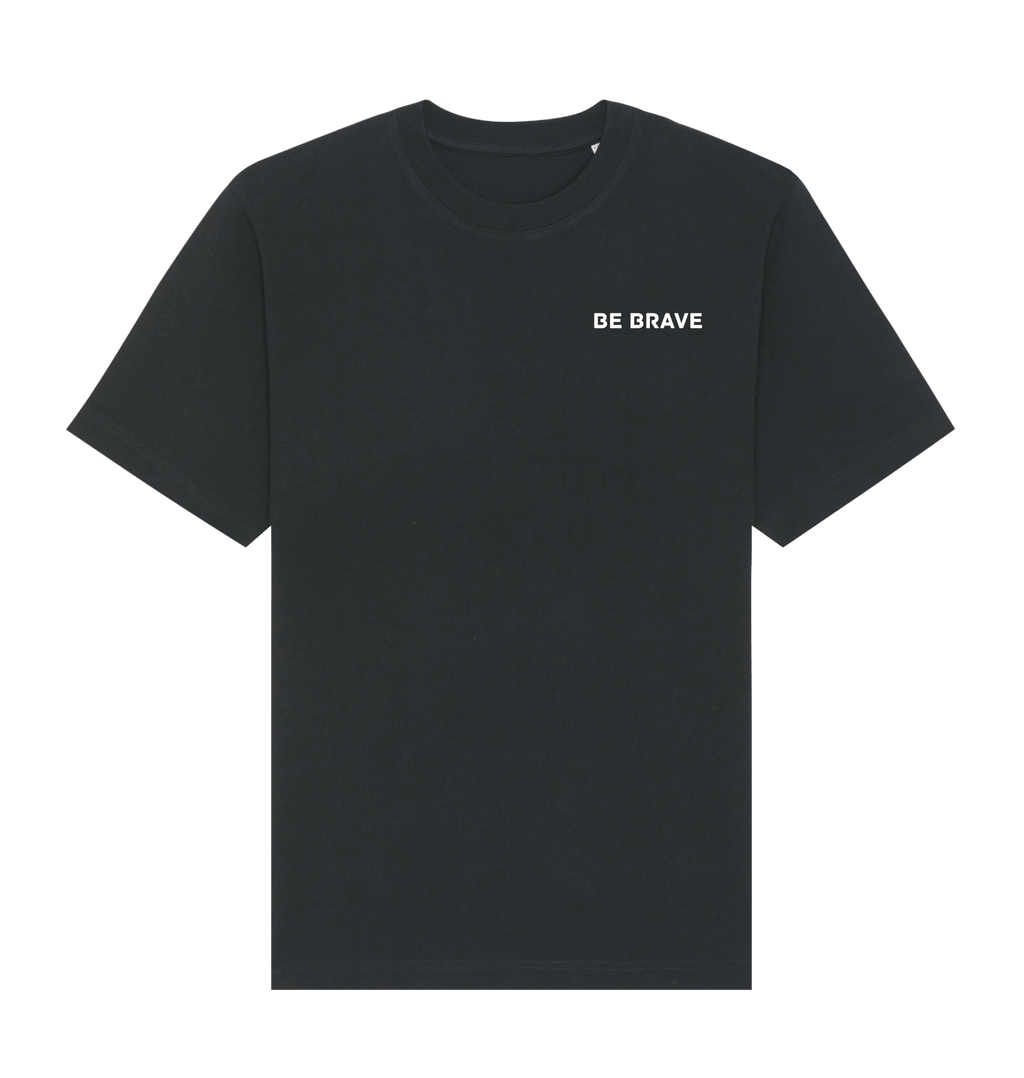 Black Printed T-shirt Front