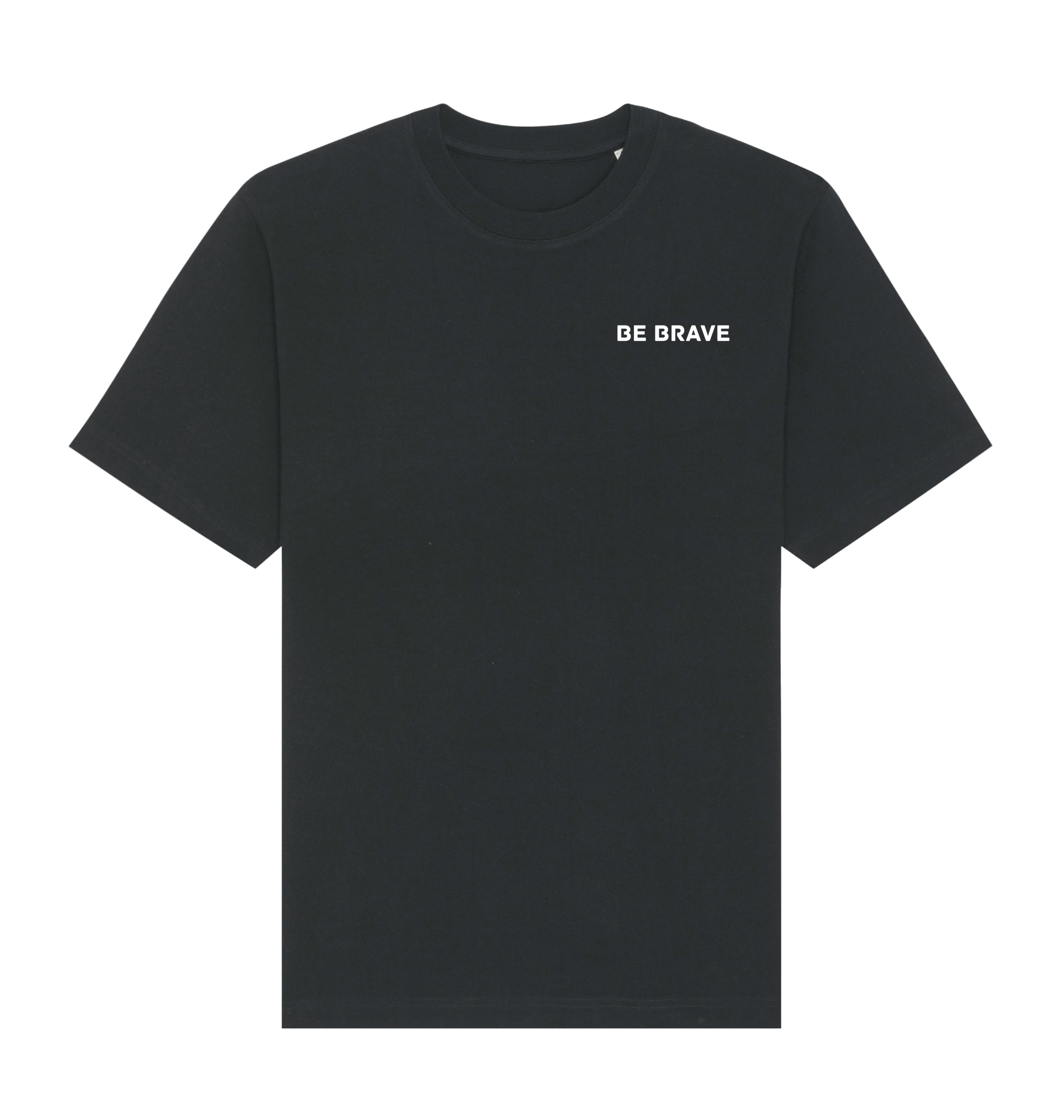 Black Printed T-shirt Front