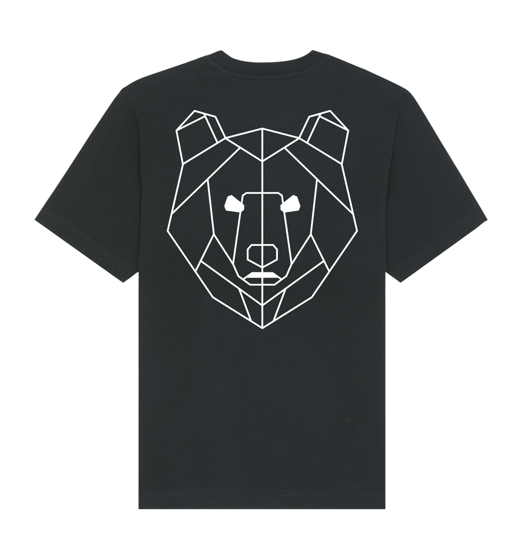 Black Printed T-shirt Back