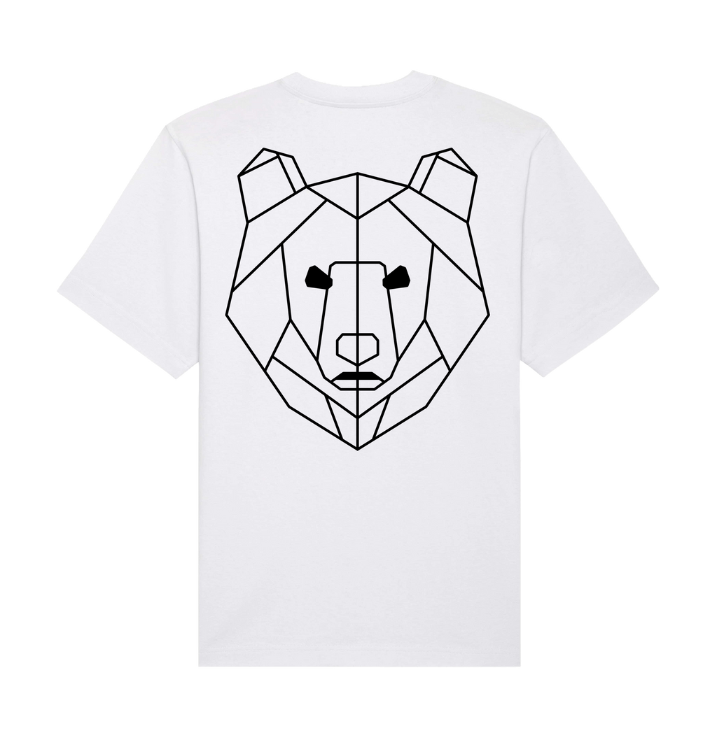 White Printed T-shirt Back