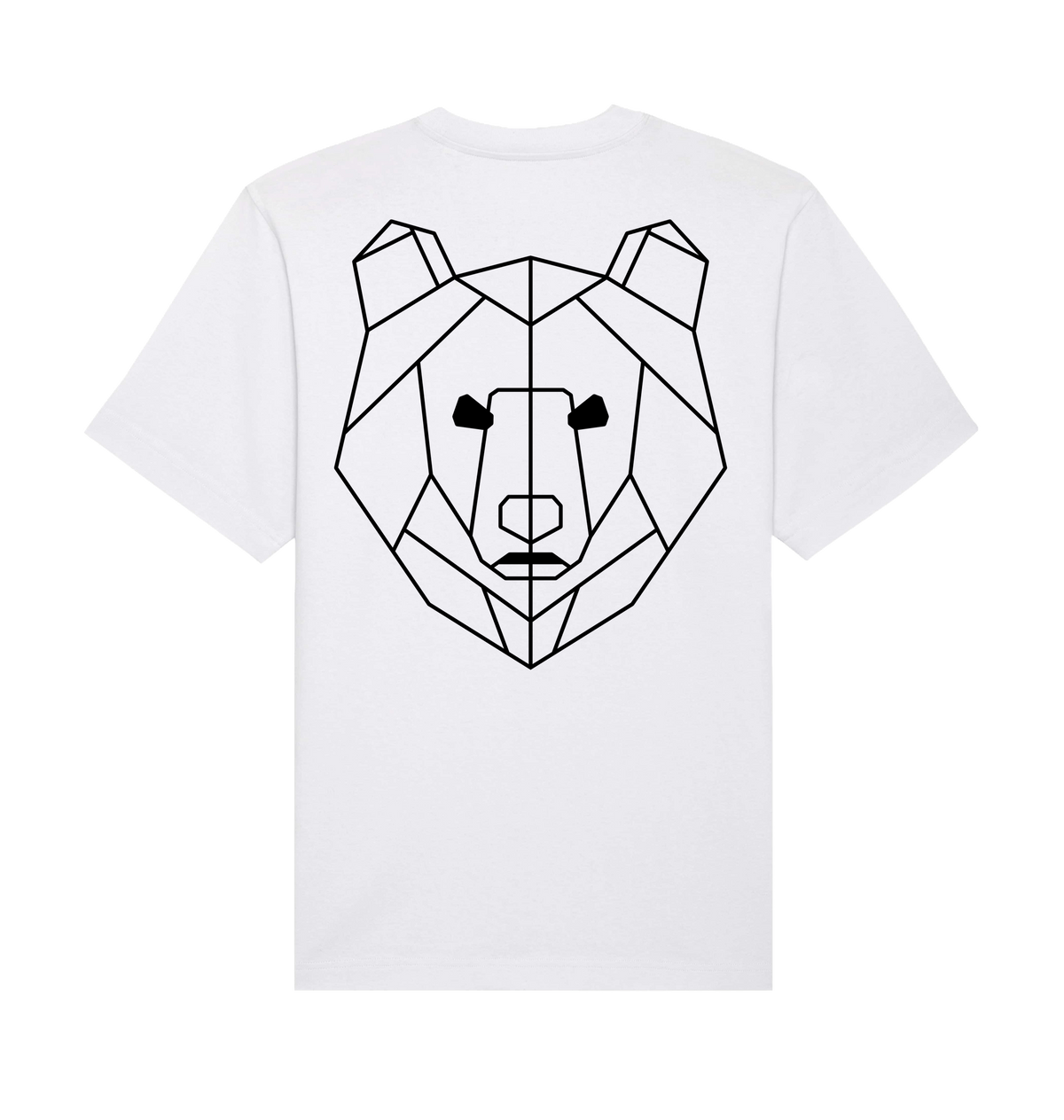White Printed T-shirt Back