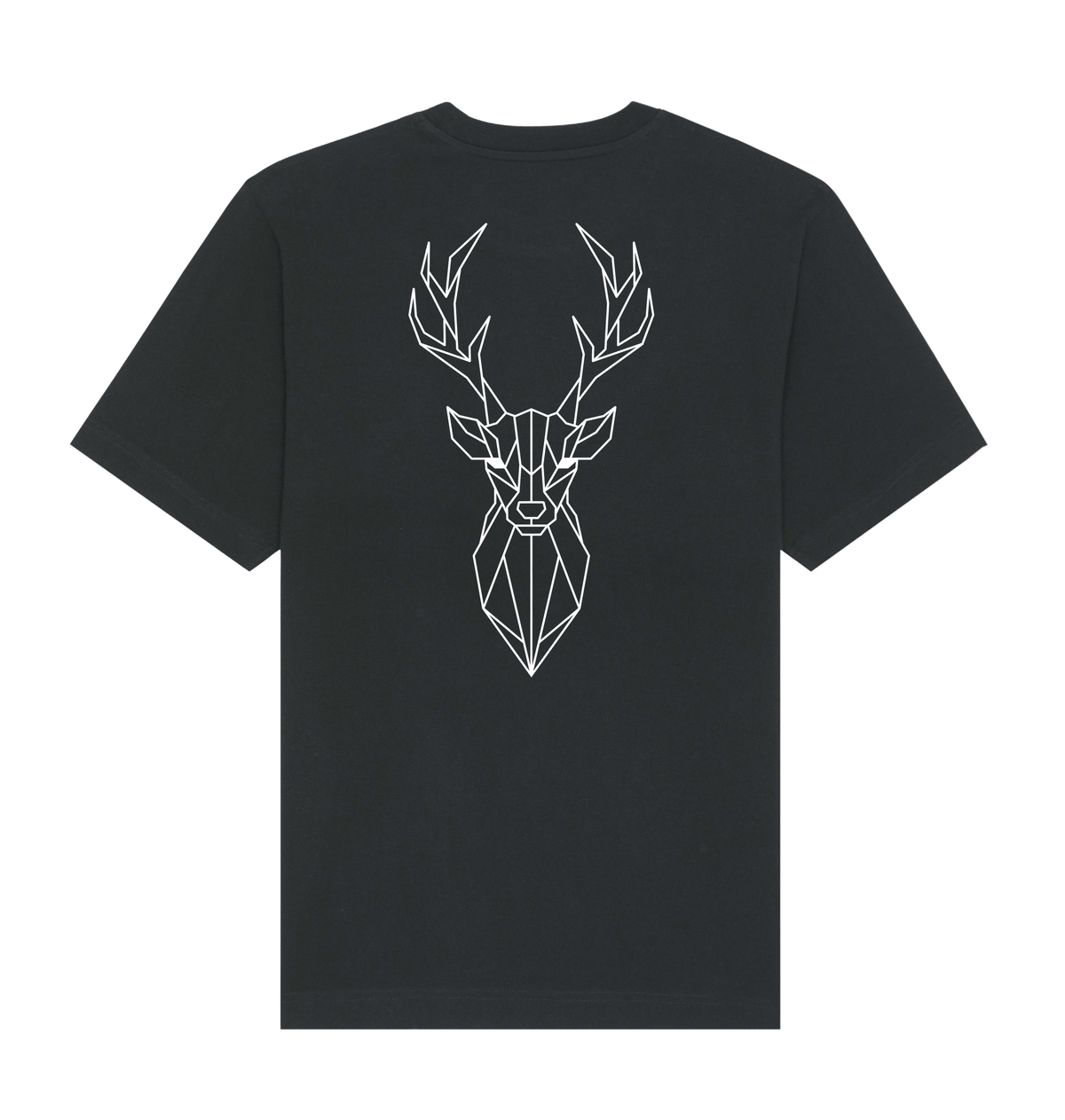 Black Printed T-shirt Back