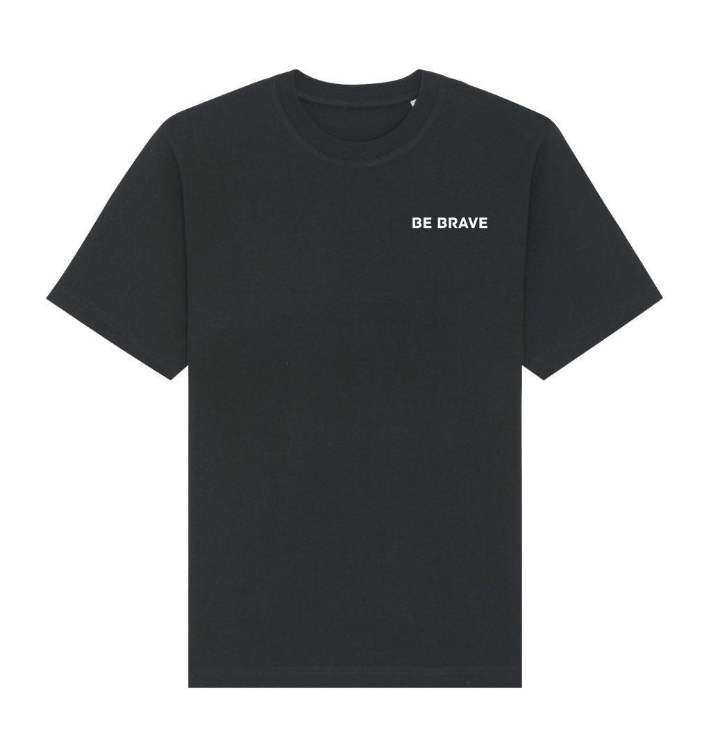 Black Printed T-shirt Front