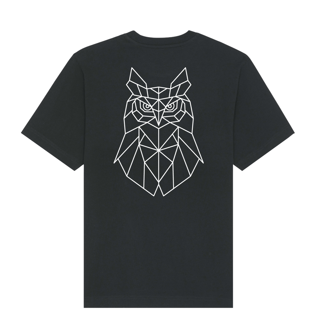 Black Printed T-shirt Back