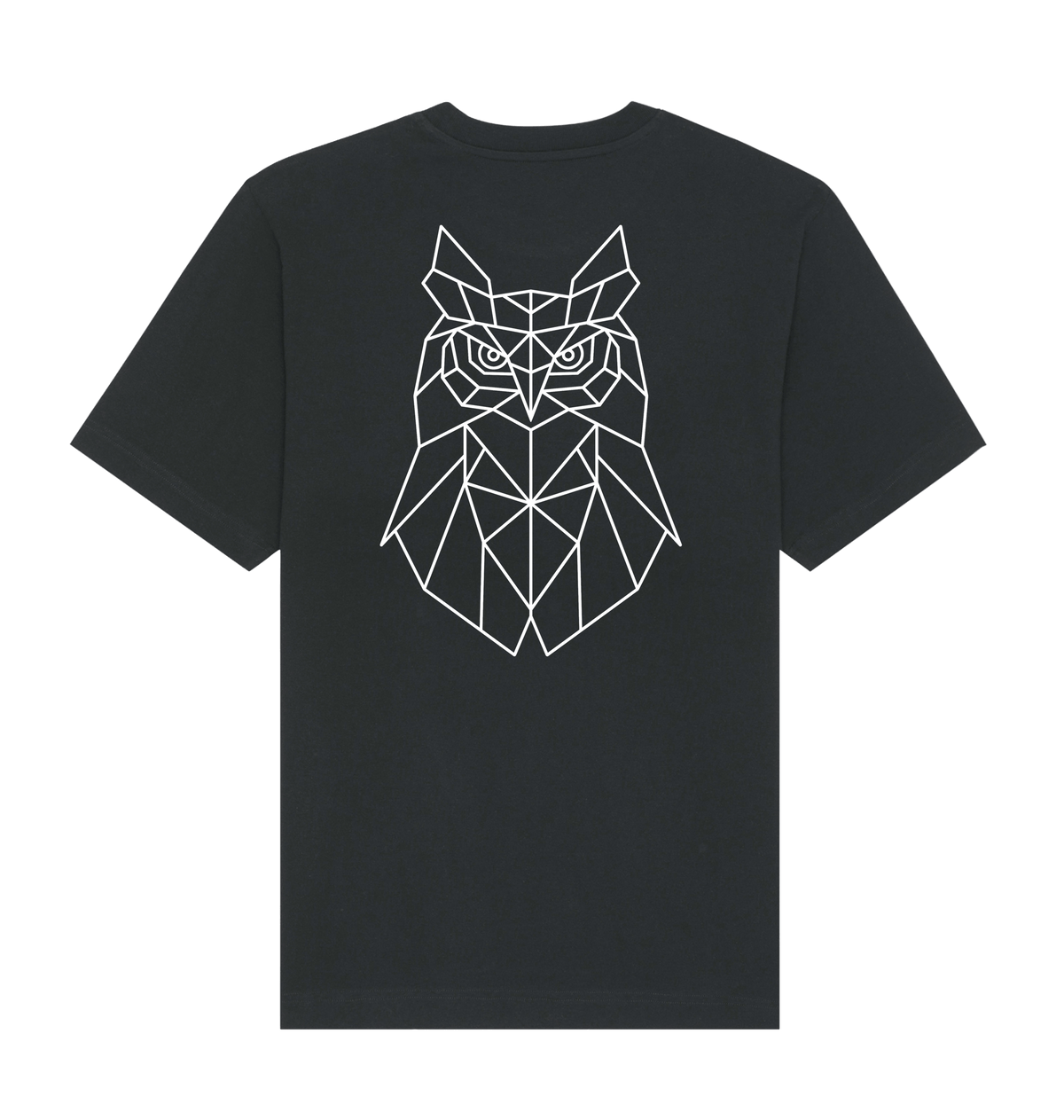 Black Printed T-shirt Back
