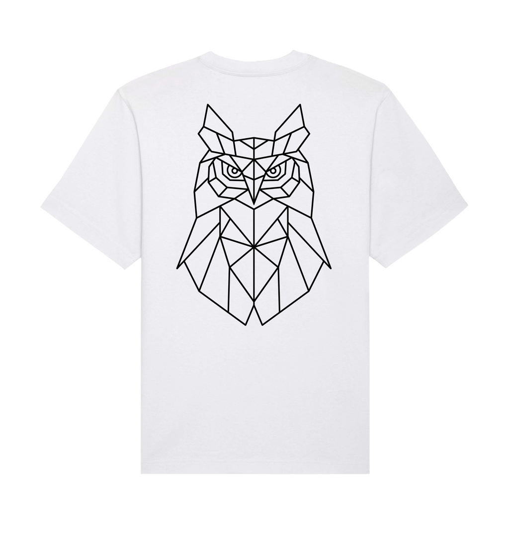 White Printed T-shirt Back