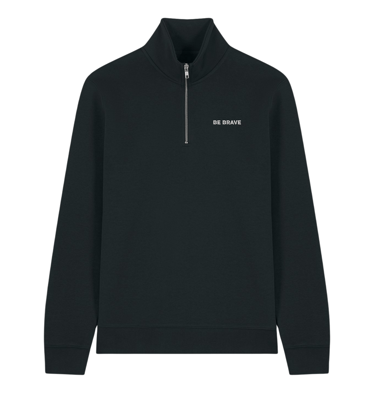 Black Zip hoody Front