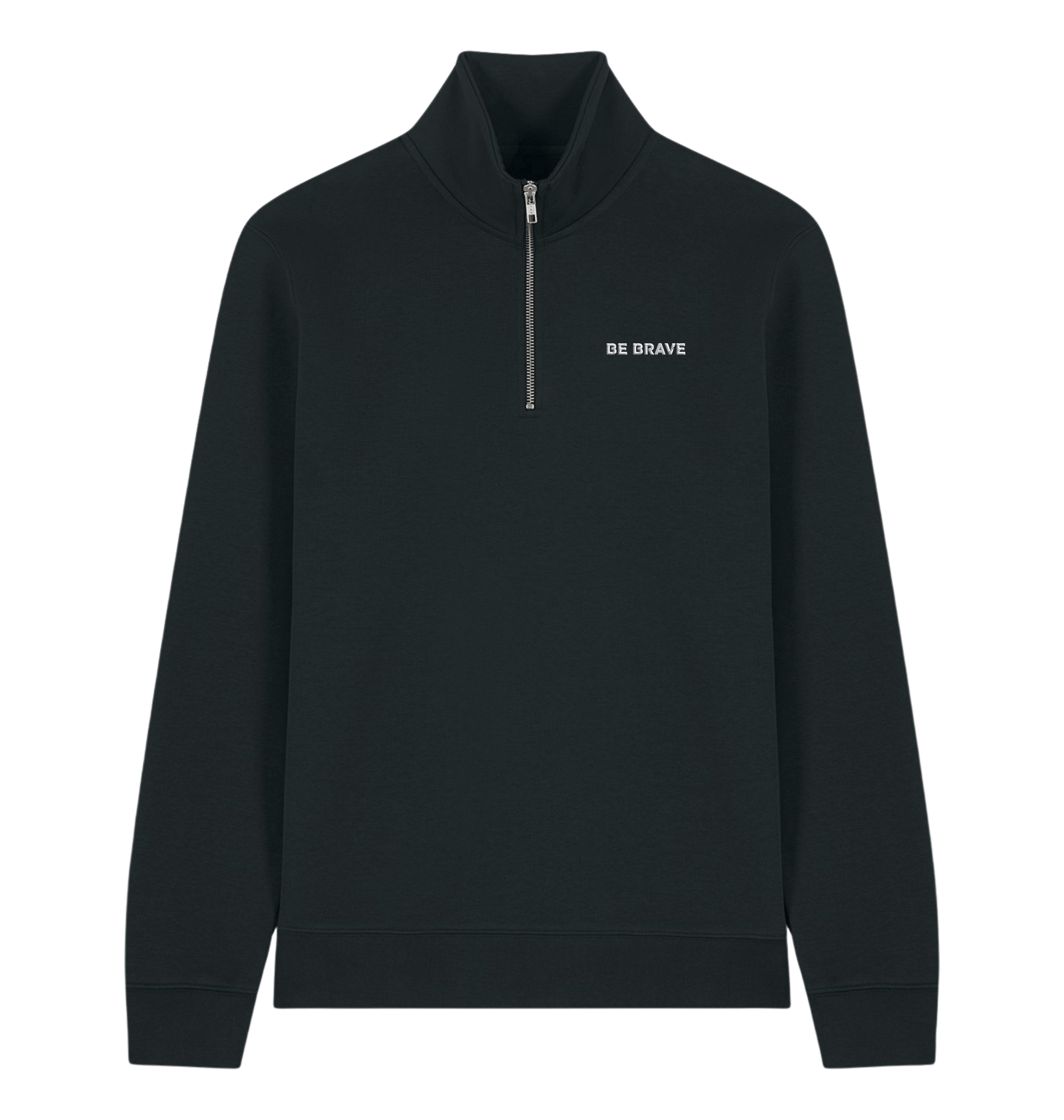 Black Zip hoody Front