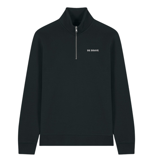 Black Zip hoody Front