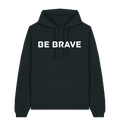 Black Printed Hoody Front