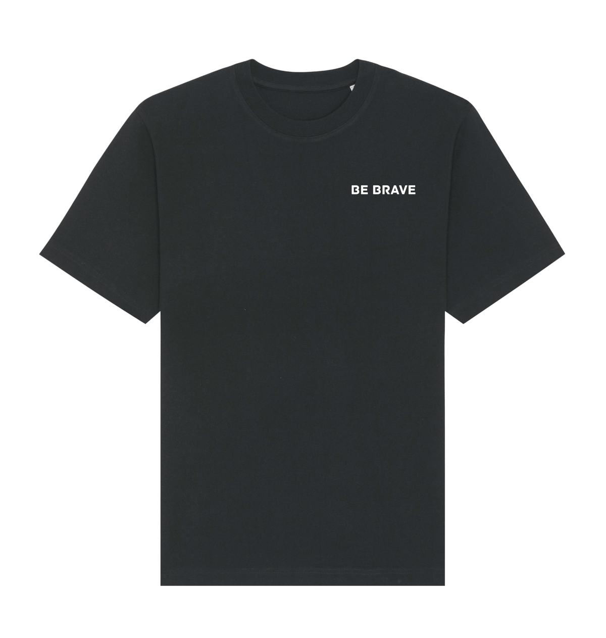 Black Printed T-shirt Front