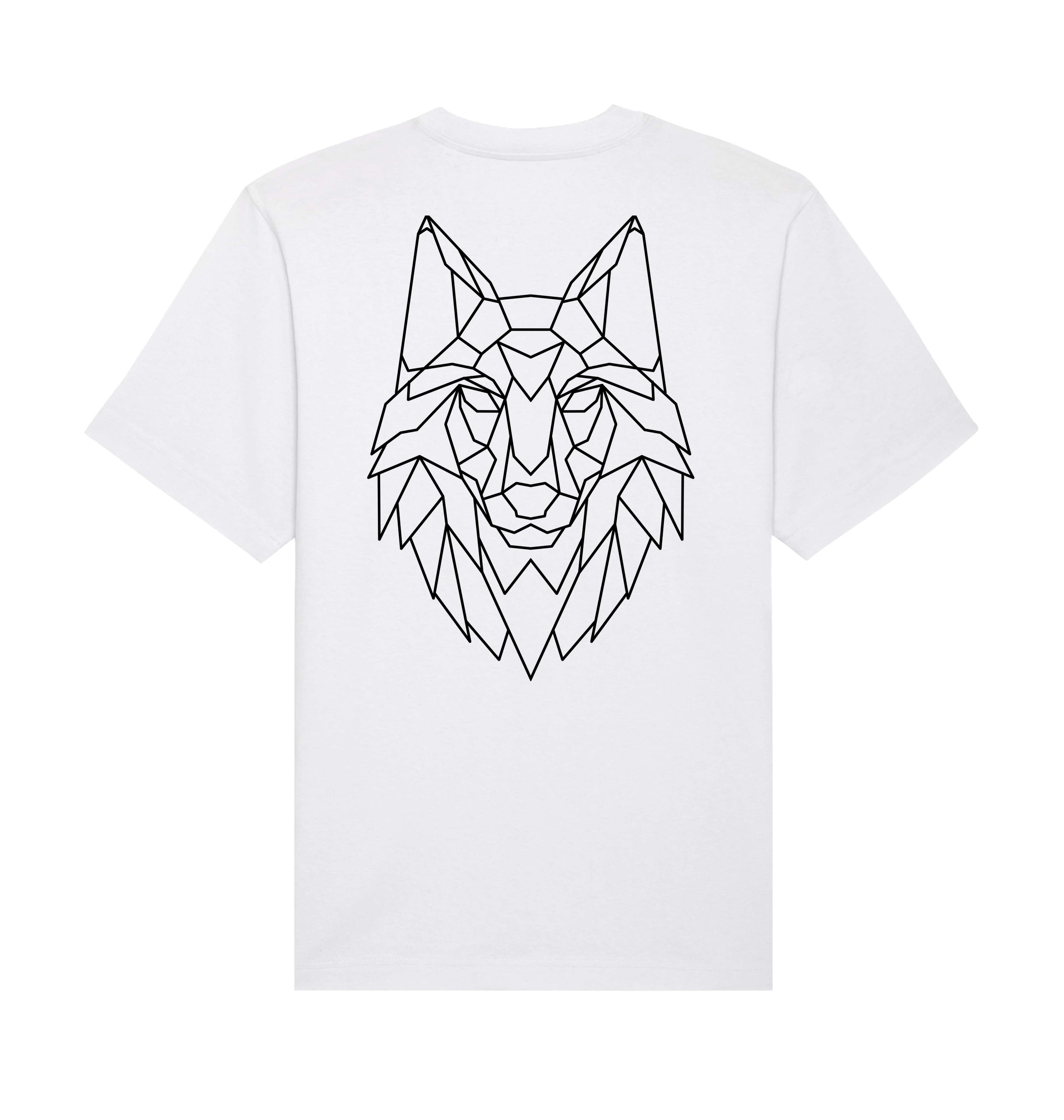 White Printed T-shirt Back