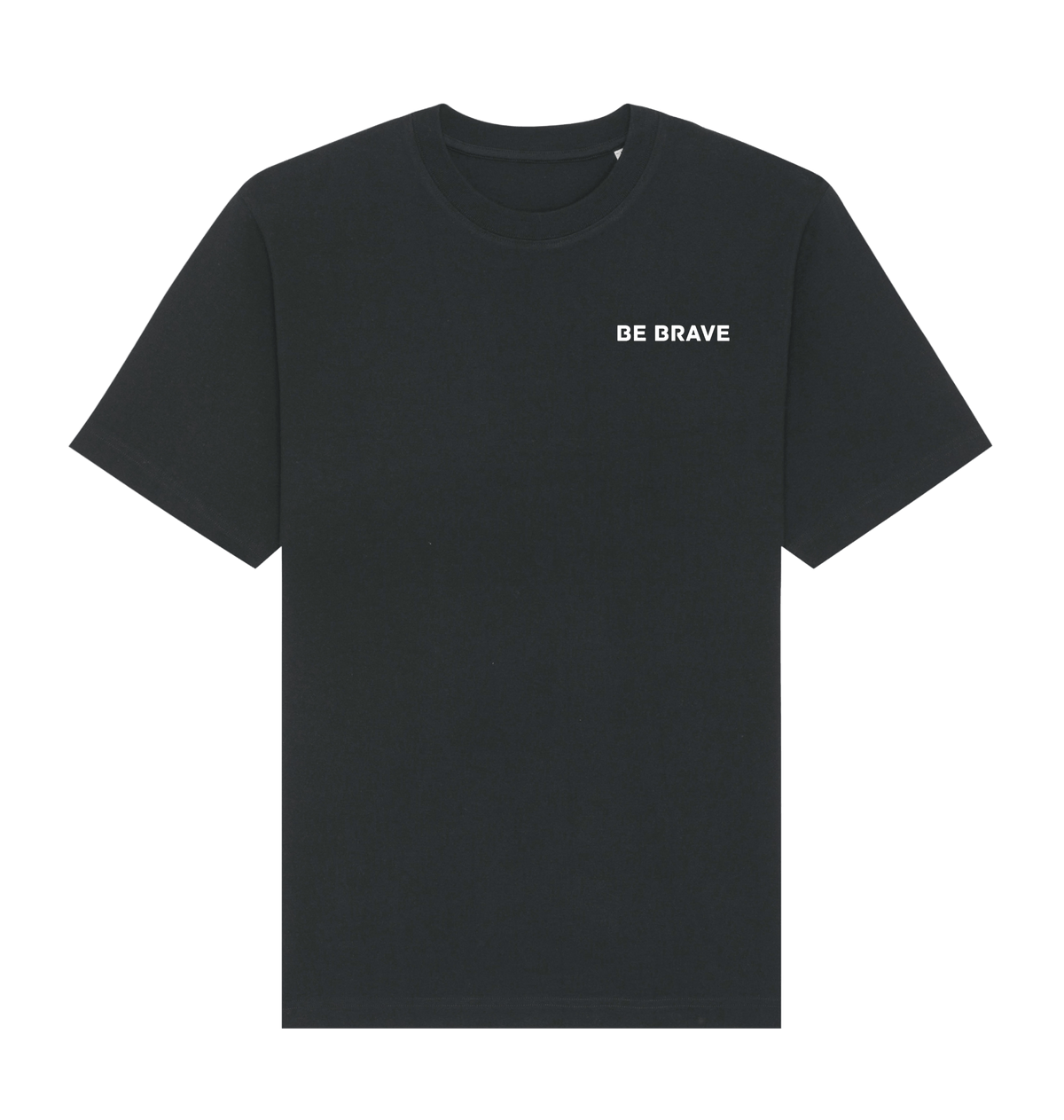 Black Printed T-shirt Front