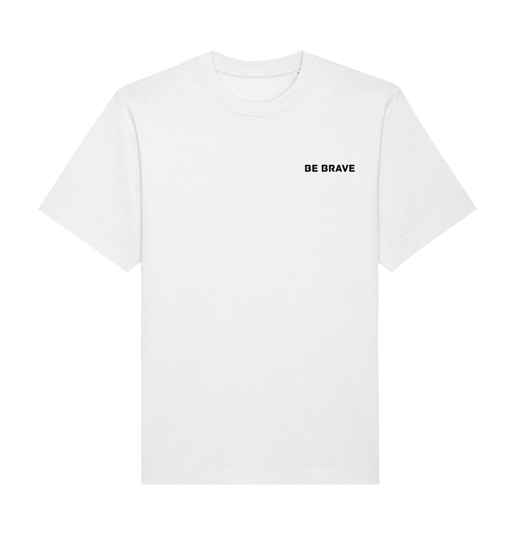 White Printed T-shirt Front