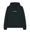 Black Printed Hoody Front