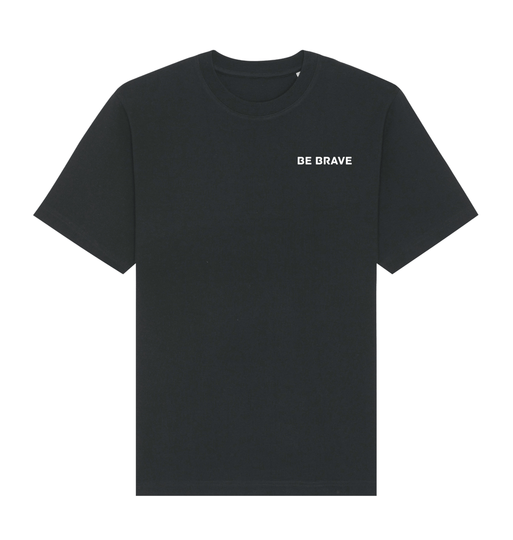 Black Printed T-shirt Front