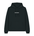 Black Printed Hoody Front