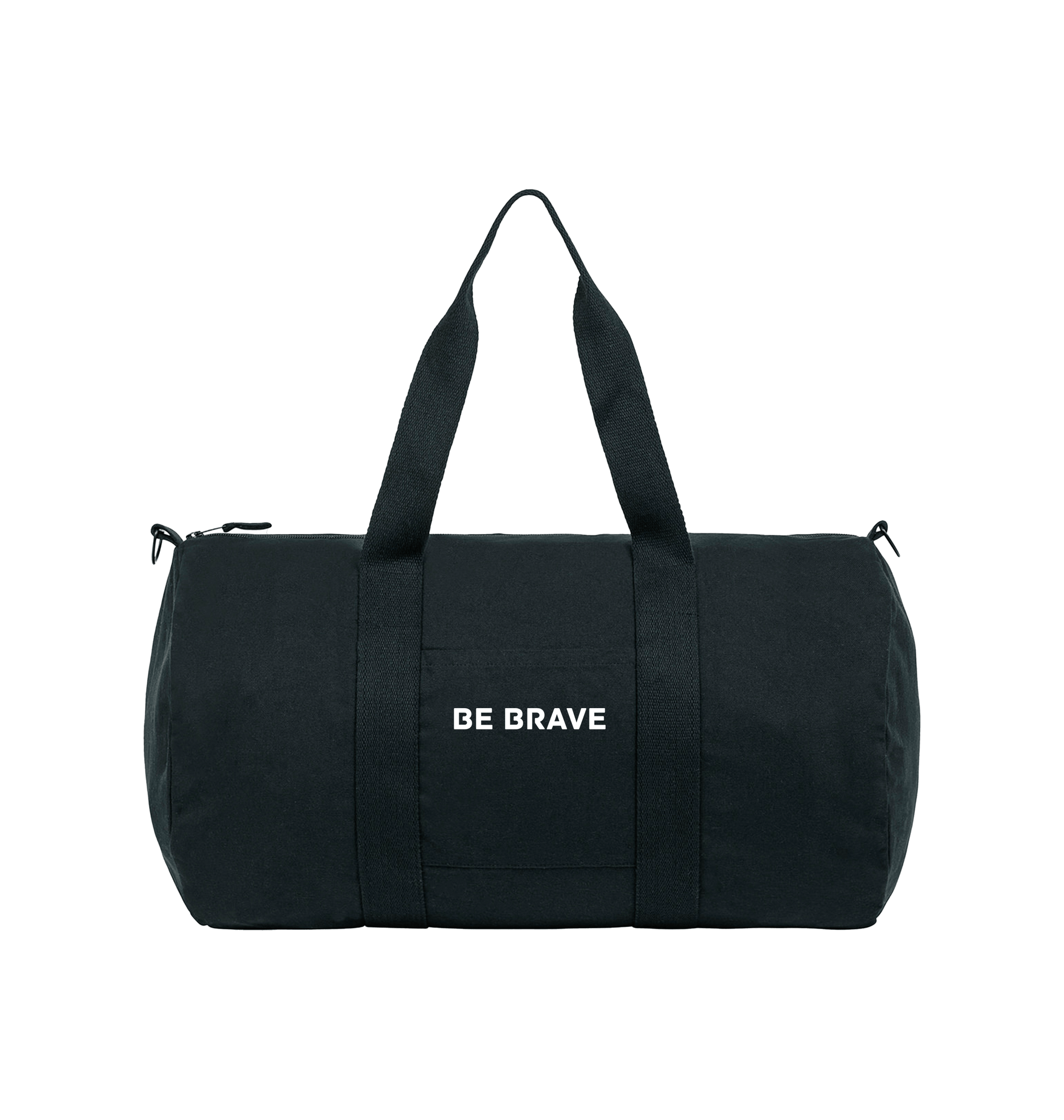 Black Printed Bag Front