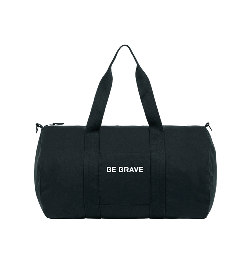 Black Printed Bag Front