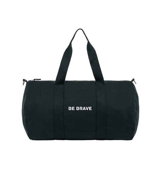 Black Printed Bag Front